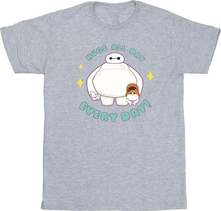 Image du produit Disney - T-shirt BIG HERO BAYMAX HUGS EVERYDAY - Fille (128)
