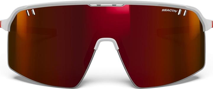 Produktbild Julbo Intensity Weiss Neonorange REACTIV 03 High Contrast (Weiss, neonorange matt, Rot)