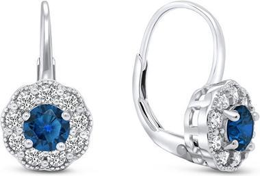 Image du produit Brilio Silver - Boucles d'oreilles en argent brillant avec zircons EA333WB
