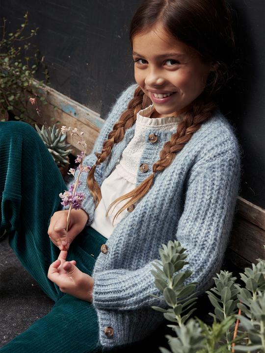 Actual product image Vertbaudet Flauschige Mädchen Strickjacke Oeko-Tex (92)