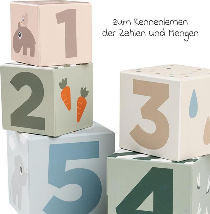 Produktbild Done by Deer Stapelturm 5 Stück Deer friends Farbmix