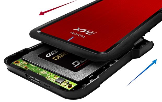 Actual product image Adata XPG EX500 Memory Enclosure (2.5")