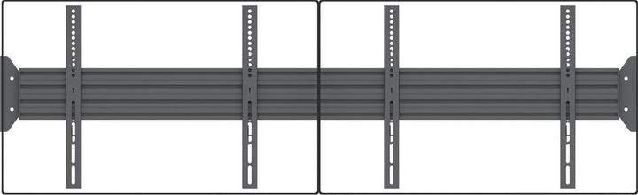 Image du produit Multibrackets Support double 2 x 32"-75", noir, max 2x40kg