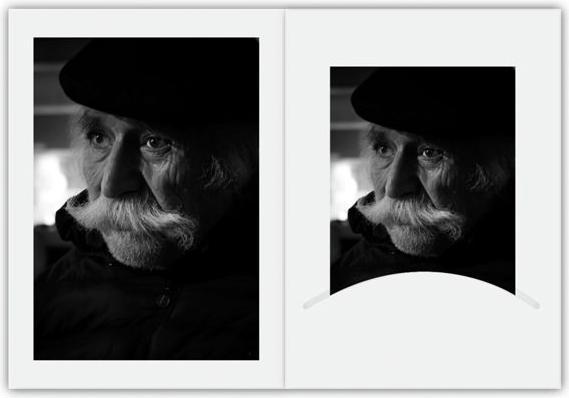 Image du produit Daiber 1x100 Pochettes portrait avec passe-partout 13x18 (13 x 18 cm)