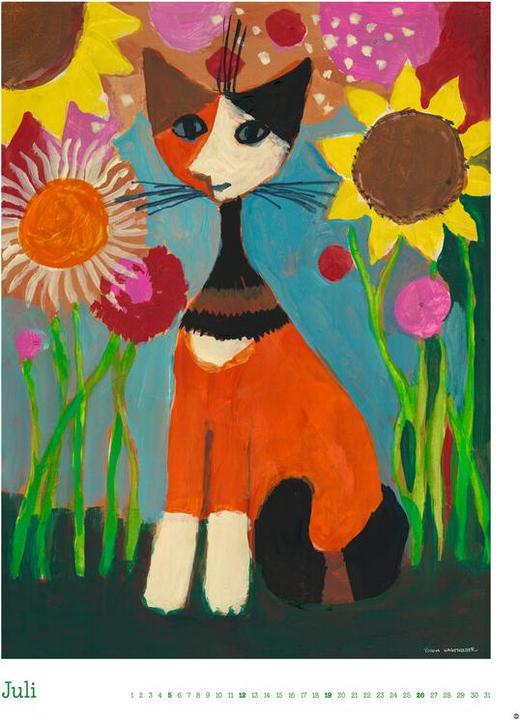 Actual product image Heye Bildkalender Rosina Wachtmeister (49 x 68 cm, German)