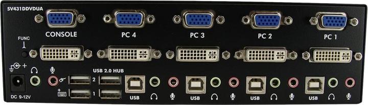 Actual product image StarTech 4 Port Dual DVI USB KVM Switch
