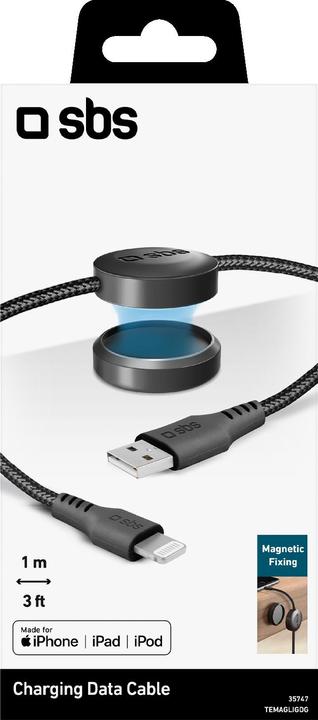 Produktbild SBS Kabel mit Magnethalterung (1 m, USB 3.0)