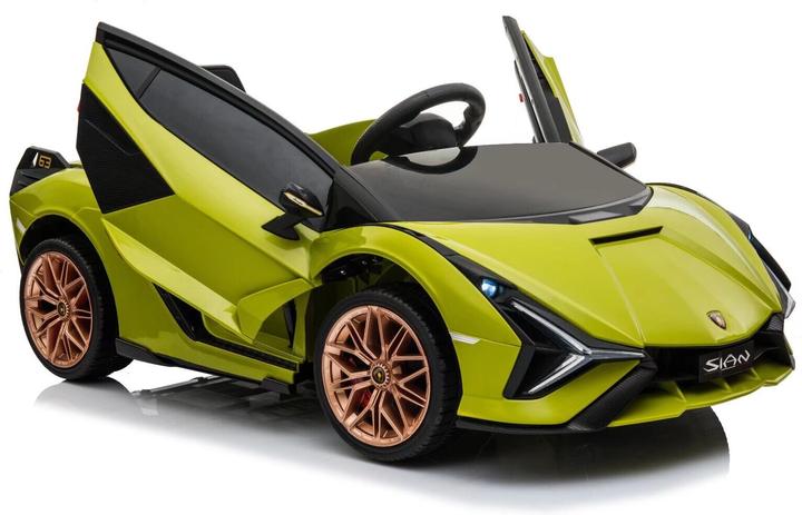 Actual product image Leggodt Lamborghini Sian -s??hk??auto, vihre?? (12 V)