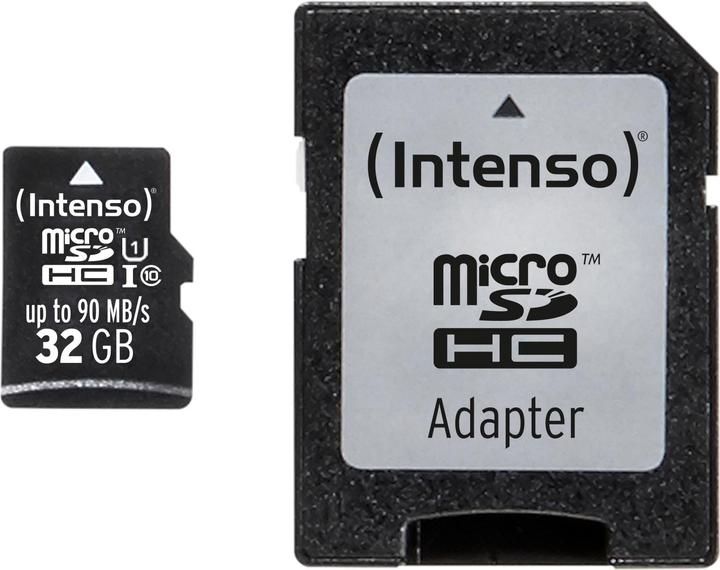 Actual product image Intenso microSD professional (32 GB, microSDHC, U1, UHS-I)