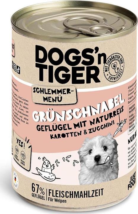 Image du produit Dogs'n Tiger Menu gourmand Bec vert 400g (Chiot + chaton, 400 g)