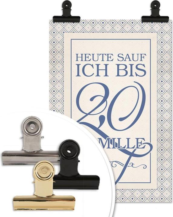 Produktbild Trenddeko Heute sauf ich bis 2,0 Kamille (40 x 60 cm)