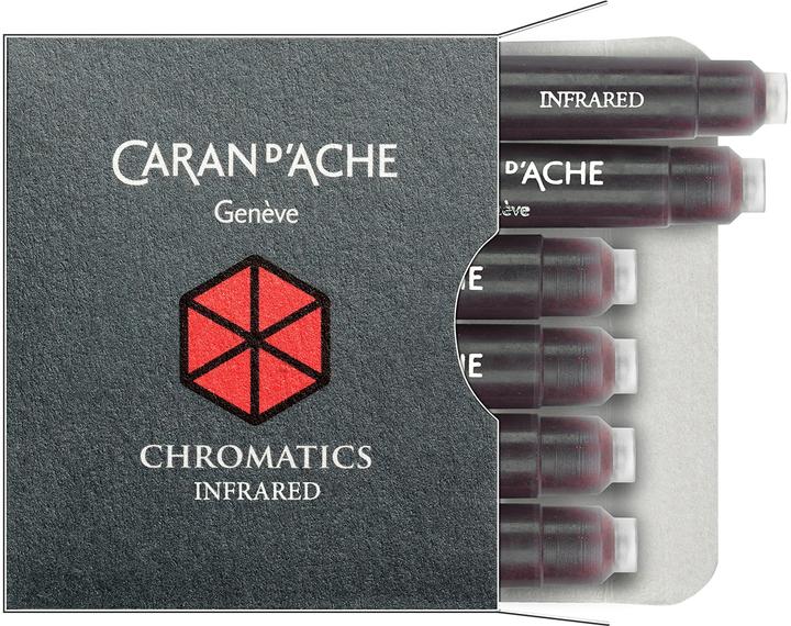Caran d'Ache Chromatics Tintenpatronen (cartouches d'encre, Rouge)