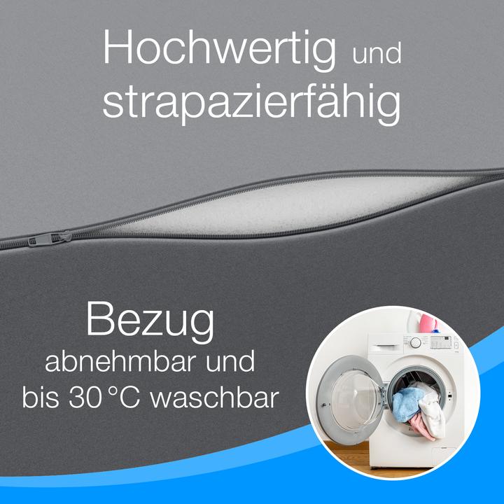 Produktbild Bestschlaf Klappmatratze, 3-teilige Faltmatratze, Reisebett, Gästematratze (90 x 200 cm, Schaumstoffkern)
