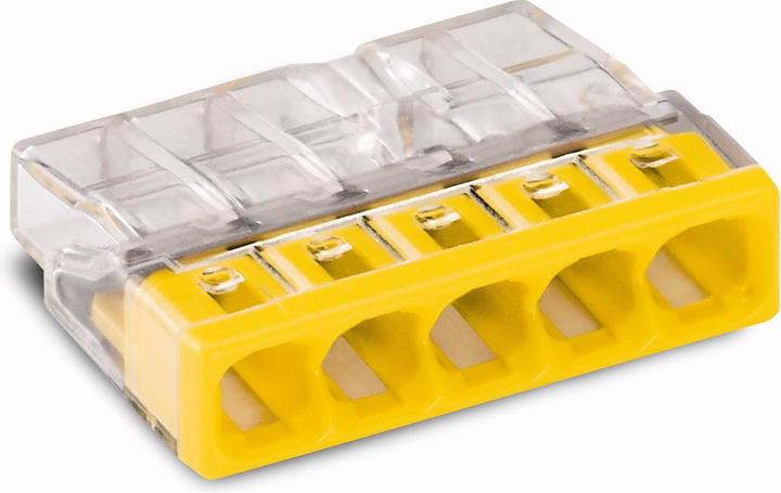 Wago 5 Conductor Compact Pushwire Connector
