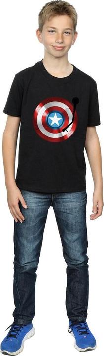 Image du produit - T-shirt CAPTAIN AMERICA TURNTABLE - Garçon (140, 146)