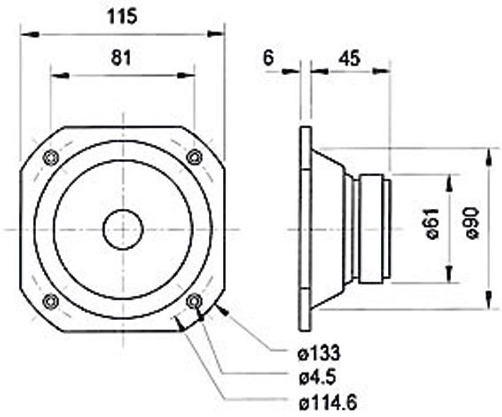 Produktbild Visaton Breitbandlautsprecher FRS 10 WP