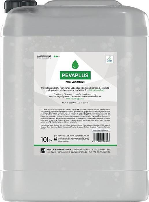 Paul Voorman Handreinigung Pevaplus 10 l silikonfrei, pH-Hautneutral Kanister PAUL VOORMANN (Flüssigseife, 10000 ml)