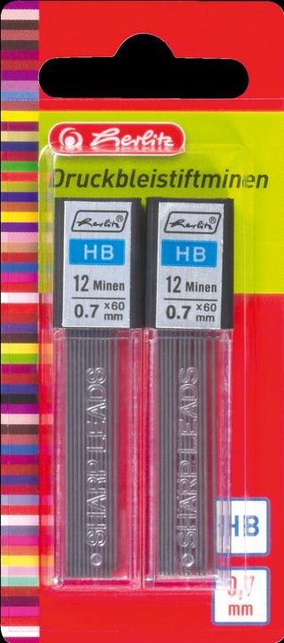 Immagine prodotto Herlitz Mina della matita meccanica, spessore della mina: 0,7 mm (0.70 mm, HB, 1 x)