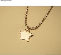 Immagine prodotto Rayher Stella pendente in metallo, oro, 2 pezzi (Metallo)