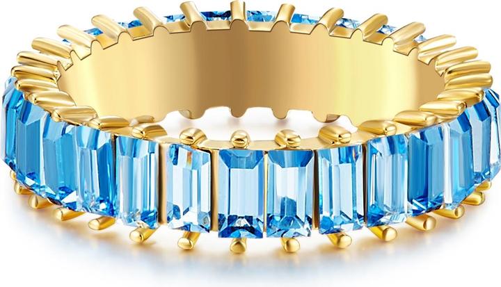 Image du produit Yokoamii Femmes métal cristal de verre or jaune - 30066 (60)