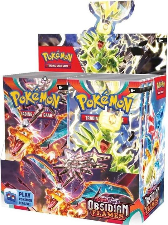 Actual product image Pokémon Obsidian Flames (English, Booster Pack)