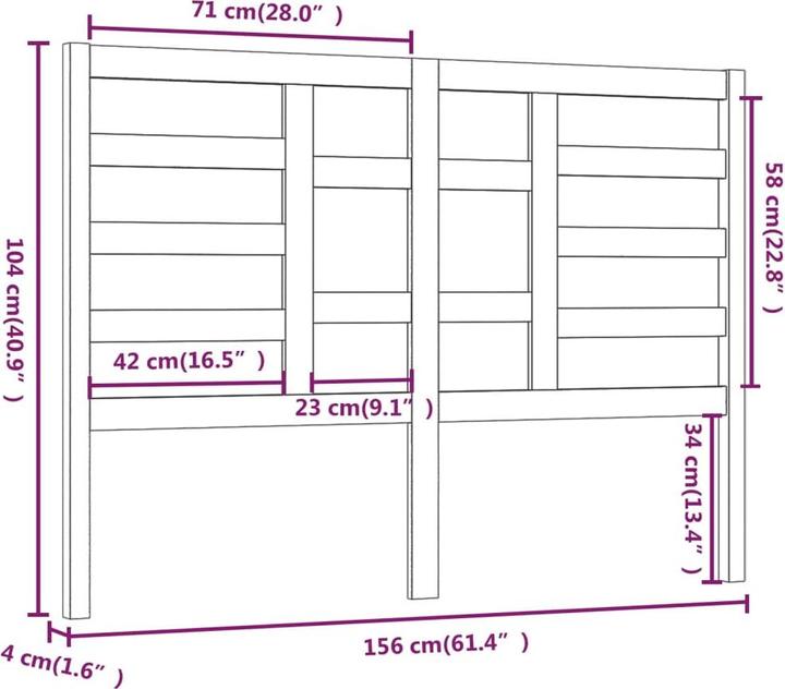 Immagine prodotto VidaXL Edan (156 x 4 x 104 cm)