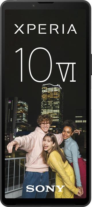 Image du produit Sony Xperia 10 VI (128 Go, Noir, 6.10", SIM + eSIM, 48 Mpx, 5G)