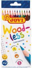 Image du produit Jovi Crayons de couleur Woodless VE=12 couleurs (12 couleurs, 12 x)