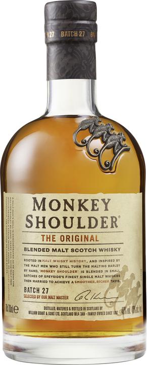 Immagine prodotto William Grant & Sons Monkey Shoulder Batch 27 (Malto miscelato, Whisky scozzese, 1 x 70 cl)