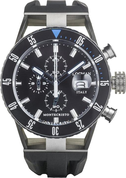 Produktbild Locman Italy Herrenuhr Montecristo Diver Chrono Ref. 0512 (Chronograph, 44 mm)