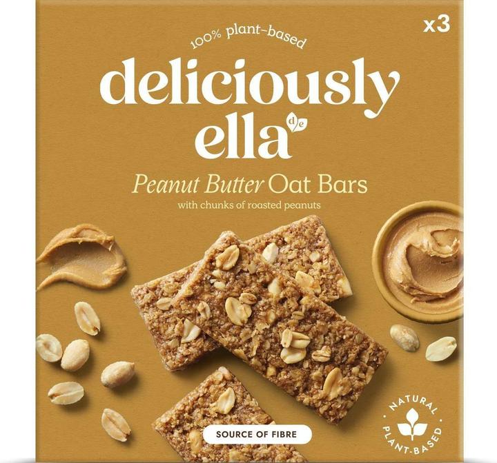 Image du produit Deliciously Ella Barre au beurre de cacahuète et à l'avoine 3 x 50g (150 g)