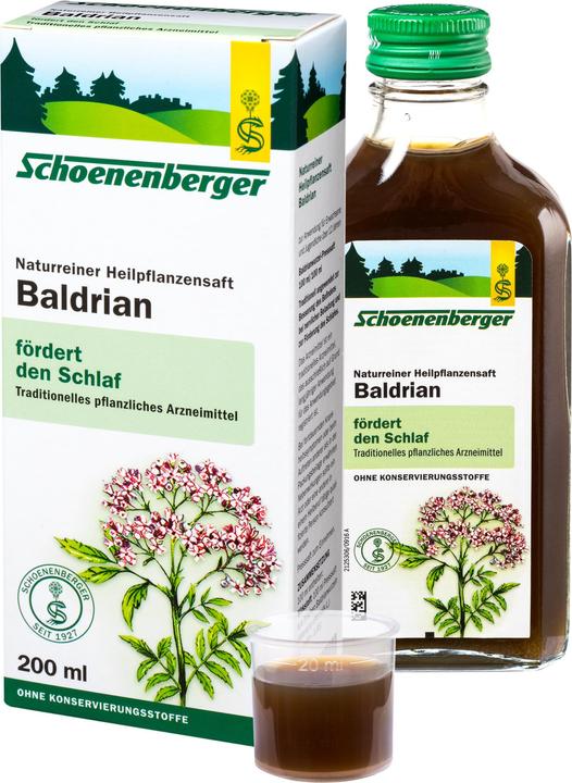 Image du produit Schönenberger Jus naturel de plantes médicinales La valériane favorise le sommeil, solution de 200 ml