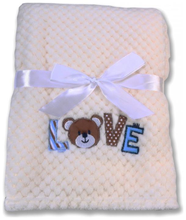 Cangaroo Fleece baby blanket Freya 80x110cm (80 x 110 cm)