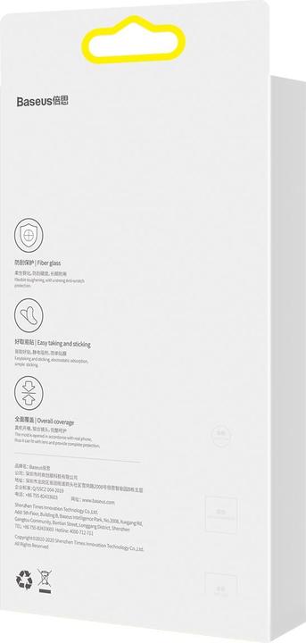 Produktbild Baseus Full-Frame Lens Film For iP 5.4/6.1 Inch Dual Camera 2021 (2pcs/pack) Transparent (2 Stück, Apple iPhone 13 mini)