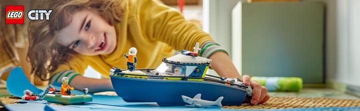 Actual product image LEGO Verfolgungsjagd im Polizeiboot (60456, LEGO City)