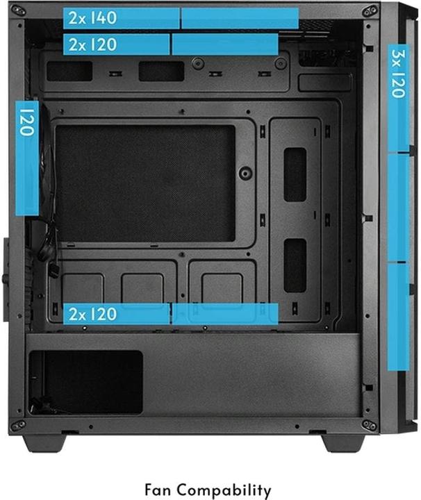 Produktbild Chieftec AZ-01B-OP (Mini-ITX, mATX, uATX)