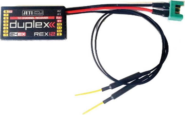 Actual product image Jeti Receiver REX 12 duplex