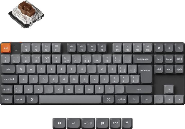 Produktbild Keychron K1 Max (CH, Kabellos, Kabelgebunden)