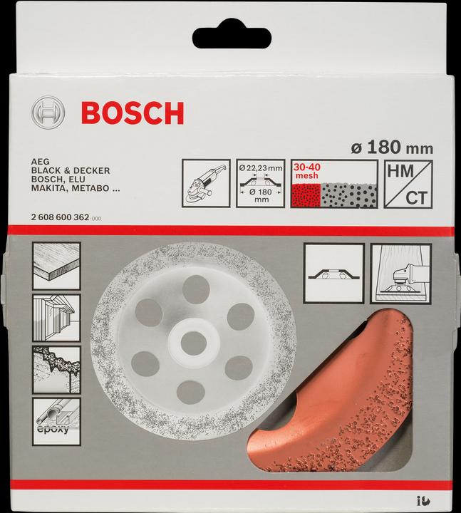 Immagine prodotto Bosch Professional Zubehör Mola a tazza in carburo di tungsteno fine (Fine)