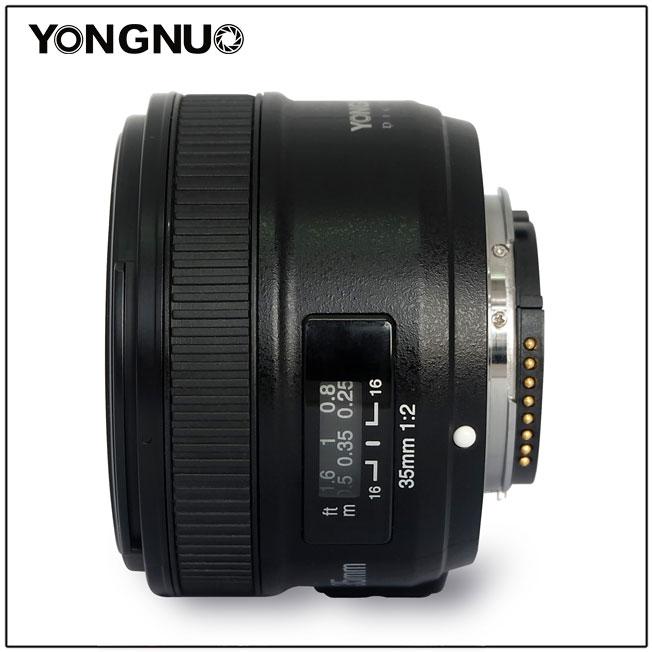 Image du produit Yongnuo 35mm f/2 Nikon F (Nikon F, Plein format)