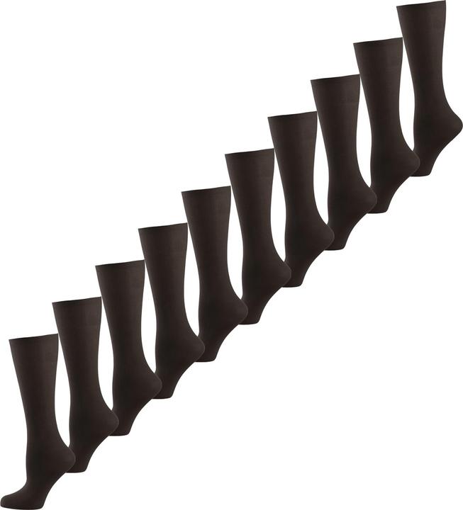 Nur Die Kniestrümpfe Cotton 60 DEN (10er Pack, One Size)