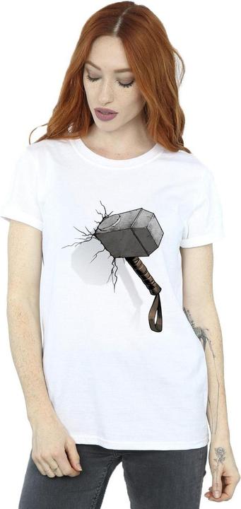 Produktbild Marvel Thor Hammer Crack TShirt (3XL)