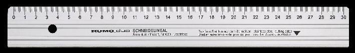 Immagine prodotto Rumold Righello da taglio DUO 30,0 cm, argento (30 cm)
