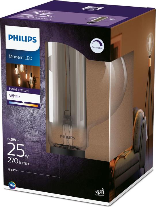 Actual product image Philips LED Lamp G200 6.5W (25W) WW D (E27, 6.50 W, 270 lm, 1 x, A)