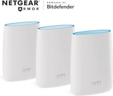 Actual product image Netgear Orbi Armor RBK53S Mesh Wi-Fi set
