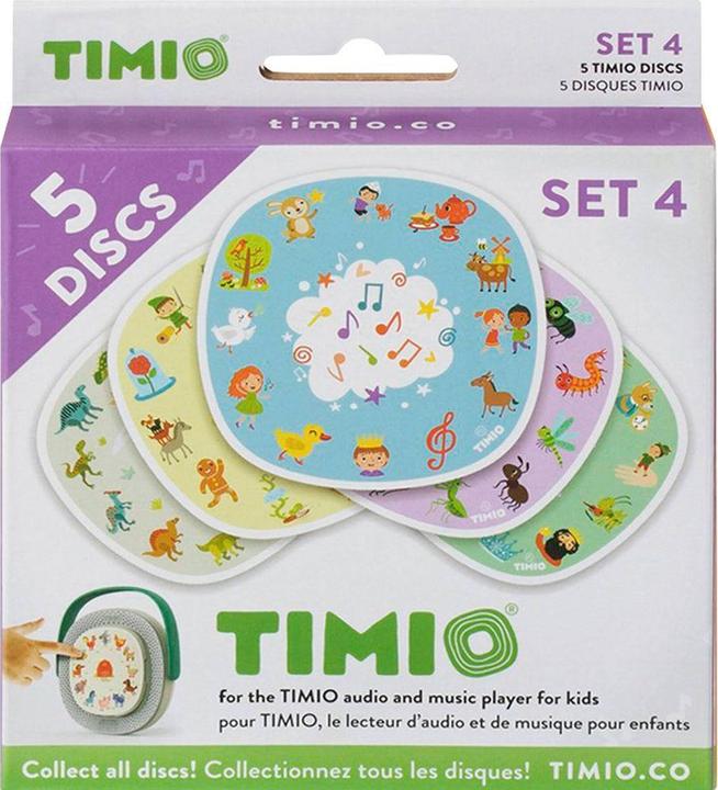 Actual product image Timio Audio Disc Set 4 (French, Italian, Chinese, English, Dutch, Spanish, Portuguese, German)