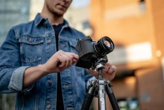 Actual product image Fotopro X Aircross 3 Lite Carbon Tripod Oranje