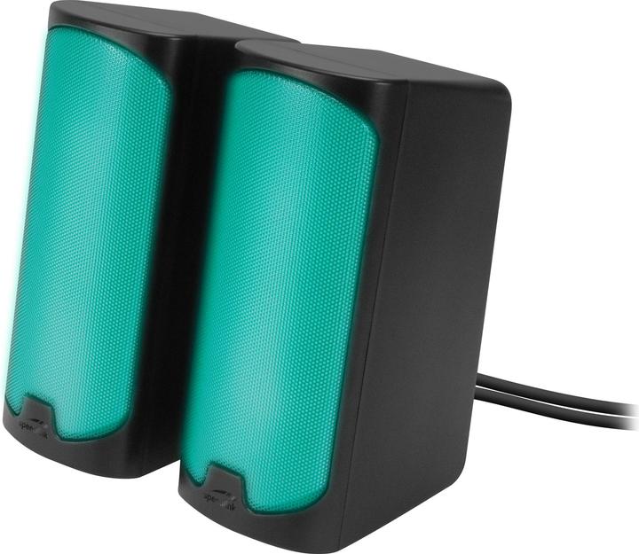 Actual product image Speedlink TONOS RGB Gaming Stereo Speaker, black