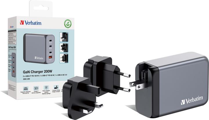 Image du produit Verbatim GNC-200 GaN Charger (200 W)