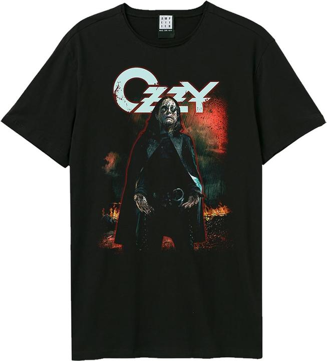 Actual product image Amplified Unisex Adult Cape Ozzy Osbourne Halloween T-Shirt (XL)